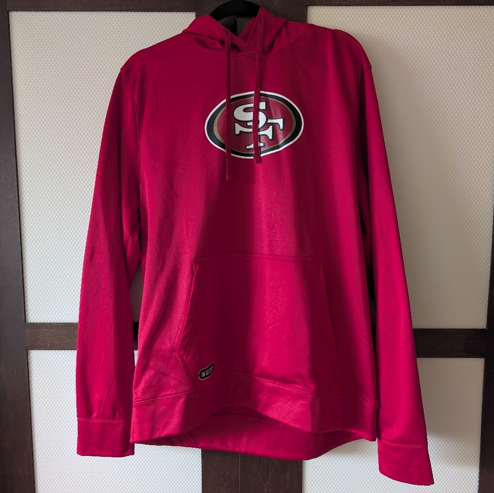 New Era San Francisco 49ers Red Pullover Hoodie